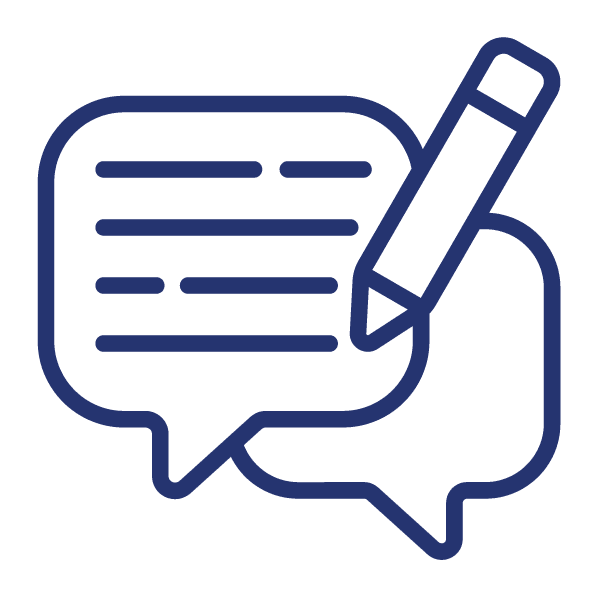 illustration of speech bubbles