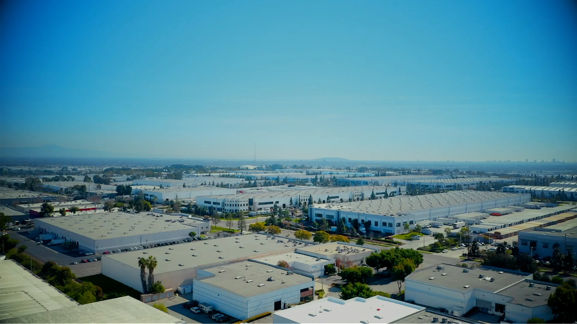 Aerial photo of a Westcore development project.
